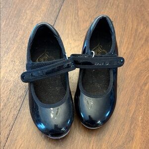Kids Black tap shoes stelle